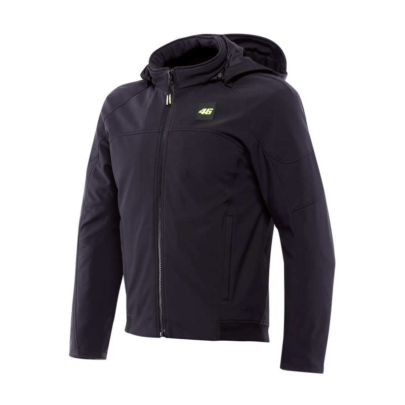 Ignite 2 Tex VR46 - Motorcycle Jacket In Textile Men - Black/Yellow-Fluo