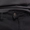 Chinos - Men Tapered Motorcycle Pants - Black