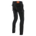 Cargo - Men Slim Tapered Motorcycle Pants - Black