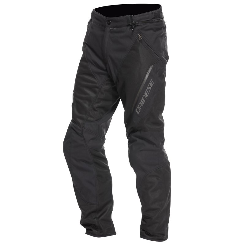 Drake 2 Super Air - Men's Summer Motorcycle Pants In Fabric - Black/Black