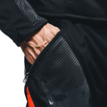 Drake 2 Super Air - Men's Summer Motorcycle Pants In Fabric - Black/Anthracite/Red-Fluo