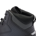 Suburb Air - Men's Summer Motorcycle Shoes In Fabric - Black/White/Iron-Gate
