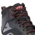 Suburb Air - Women's Summer Motorcycle Shoes In Fabric - Black/White/Apple Butter