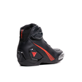 Superya - Sports Motorcycle Shoes - Black/Red Fluo