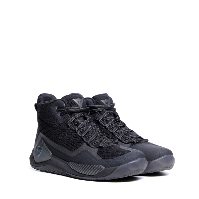 Atipica Air 2 - Men's Summer Motorcycle Shoes In Fabric - Black/Carbon