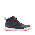 Suburb D-Wp - Men's Waterproof Motorcycle Shoes - Black/White/Red-Lava
