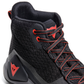 Atipica Air 2 - Men's Summer Motorcycle Shoes In Fabric - Black/Red Fluo