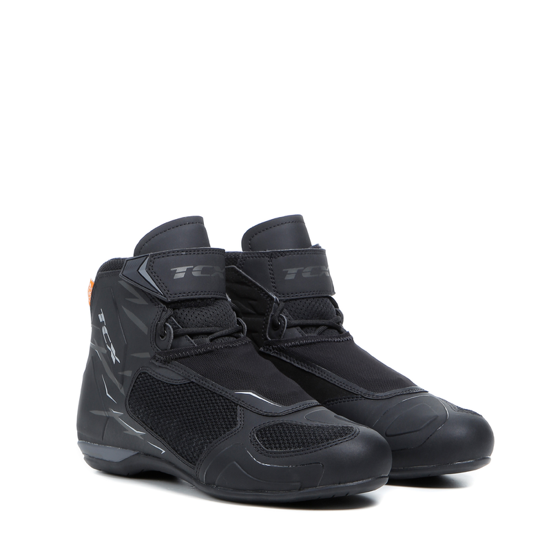 R04D Air Men's Summer Motorcyce Shoes - Black/Grey