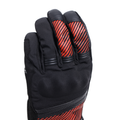 Fulmine D-DRY® - Men's Waterproof Motorcycle Gloves - Black/Black/Red