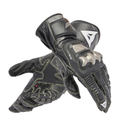 Full Metal 7 - Men's Motorcycle Racing Leather Gloves - Black/Black