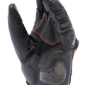 X-Ride 2 Ergo-Tek - Men's Motorcycle Gloves - Black/Red Fluo