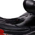 Fiero - Leather Racing Motorcycle Gloves - Black/Red-Lava/White