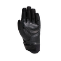 Folgor - Summer Leather Motorcycle Gloves - Black/Black