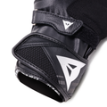Reacto Carbon Long - Motorcycle Gloves In Leather Women - Black/Anthracite
