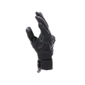 Reacto Carbon Short - Men's Short Leather Motorcycle Gloves - Black/Anthracite