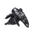 Reacto Carbon Short - Men's Short Leather Motorcycle Gloves - Black/Anthracite