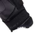 Reacto Carbon Short - Women's Short Leather Motorcycle Gloves - Black/Fluo Pink
