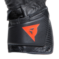 Carbon 4 - Men's Motorcycle Long Leather Gloves - Black/Black/Black