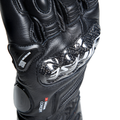 Carbon 4 - Men's Motorcycle Long Leather Gloves - Black/Black/Black