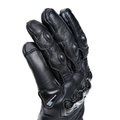 Carbon 4 - Men's Motorcycle Short Leather Gloves - Black/Black