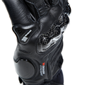 Carbon 4 - Men's Motorcycle Short Leather Gloves - Black/Black