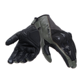 Karakum Ergo-Tek - Men's Motorcycle Textile Gloves - Black/Army-Green