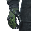 Unruly Ergo-Tek - Men's Motorcycle Textile Gloves - Anthracite/Acid-Green