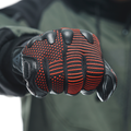 Unruly Ergo-Tek - Men's Motorcycle Textile Gloves - Black/Fluo-Red
