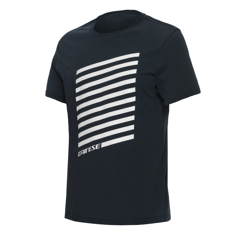 Geometrica - Men's Crewneck T-Shirt - Carbon/White Stripes