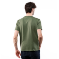 Essence Wordmark - Men's Crewneck T-Shirt - Green-Bronze