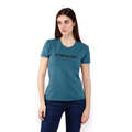 Essence Wordmark - Women's Crewneck T-Shirt - Transformative Teal