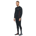 Thermal Motorcycle Windproof Long Sleeve Shirt Men - Mid Layer Winter - Black/Red