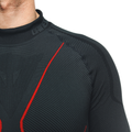 Thermal Motorcycle Long Sleeve Shirt Men - Mid Layer Winter - Black/Red