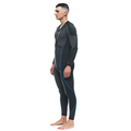 Technical Motorcycle Undersuit Men - Base Layer Summer - Black/Blue