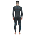 Technical Motorcycle Undersuit Men - Base Layer Summer - Black/Blue