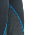 Technical Motorcycle Undersuit Men - Base Layer Summer - Black/Blue