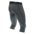 Technical 3/4 Motorcycle Undershorts Men - Base Layer Summer - Black/Blue