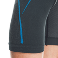 Technical 3/4 Motorcycle Undershorts Men - Base Layer Summer - Black/Blue