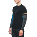 Technical Motorcycle Arm Warmers - Base Layer Summer - Black/Blue