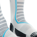 Technical Motorcycle Long Socks Unisex - Base Layer Summer - Black/Blue
