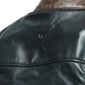 Smart Jacket Leather - Men's Motorcycle Leather Vest With Integrated Airbag - Black
