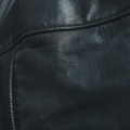 Smart Jacket Leather - Men's Motorcycle Leather Vest With Integrated Airbag - Black