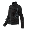 Desert Tex - Women's Touring Summer Motorcycle Jacket In Fabric - Black/Black/Ebony