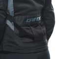 Desert Tex - Women's Touring Summer Motorcycle Jacket In Fabric - Black/Black/Ebony