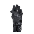 Carbon 4 - Women's Motorcycle Long Leather Gloves - Black/White/Fluo-Red
