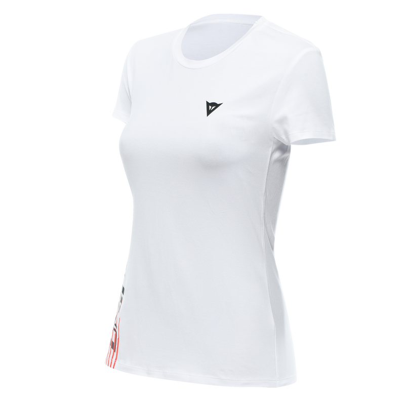 Dainese Logo - Women's T-Shirt - White/Black