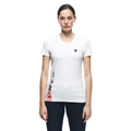 Dainese Logo - Women's T-Shirt - White/Black