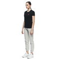 Dainese Logo - Women's T-Shirt - Black/Fluo-Red