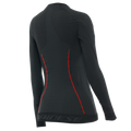 Thermal Motorcycle Long Sleeve Shirt Women - Mid Layer Winter - Black/Red
