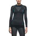 Technical Motorcycle Long Sleeve Shirt Women - Base Layer Summer - Black/Blue